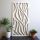 Línie minimalistický vyrezávaný drevený obraz