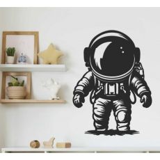Astronaut postava na stenu
