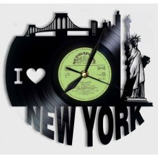 Vinylové hodiny NEW YORK