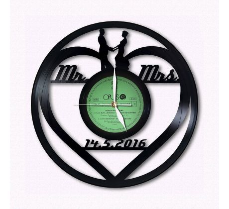 Svadobné hodiny pre novomanželov