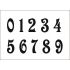 Zapichovacie čísla na tortu vzor2 z dreva