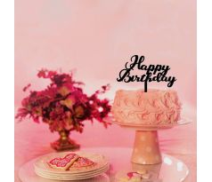 Zápich na tortu Happy Birthday