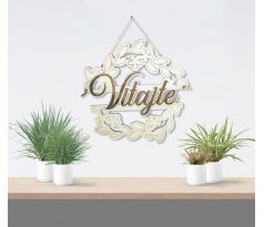 Tabuľka s nápisom - Vitajte