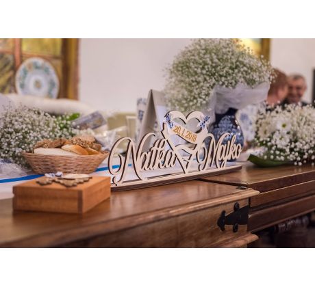 Mená na stôl /šírka 50 cm/