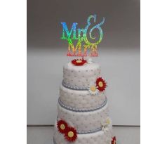 Dekorácia na tortu mr mrs