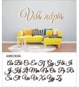 Drevený text v kuse 8