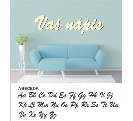 Drevený text v kuse 10