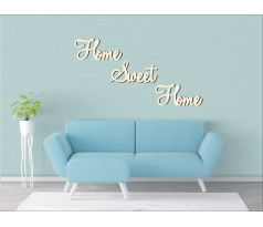 Drevený nápis home sweet home dekorácia na stenu 3