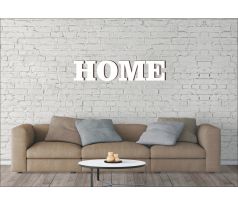 Drevený nápis HOME - dekorácia na stenu