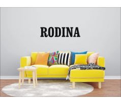 Drevený nápis RODINA - dekorácia na stenu