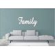 Drevený nápis Family - dekorácia na stenu