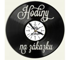 Hodiny z lp platne - tovar na zákazku