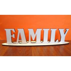 Drevený nápis FAMILY+podstavec