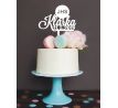Dekorácia na tortu na prvé sväté prijímanie s menom a dátumom