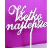 Drevený zápich všetko najlepšie