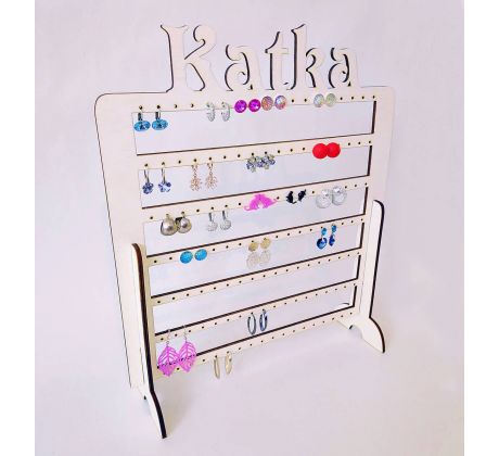 Stojan na náušnice s menom