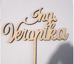 Drevený zápich Ing. Veronika