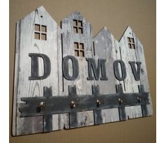 Drevený vešiak domov