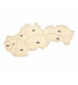 Mapa Slovenska na stenu