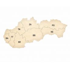 Mapa Slovenska na stenu