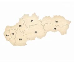 Mapa Slovenska na stenu