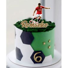 Futbalista Ronaldo na tortu