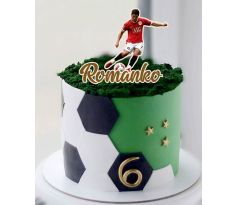 Futbalista Ronaldo na tortu