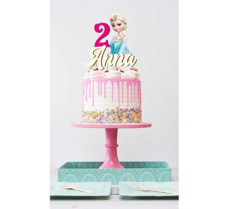 Dekorácia na tortu Elza