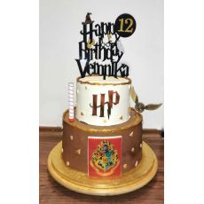 Dekorácia na tortu Happy Birthday - Harry Potter