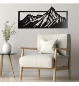 Hory - vyrezávaný drevený obraz