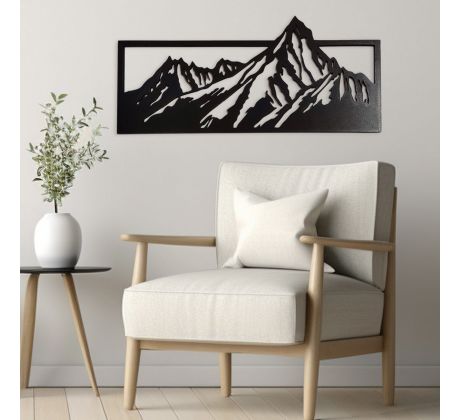 Hory - vyrezávaný drevený obraz