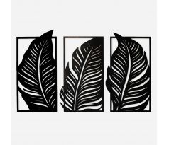 Silueta listov trojdielna sada