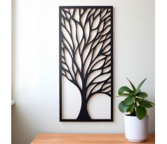 abstraktný drevený strom na stenu