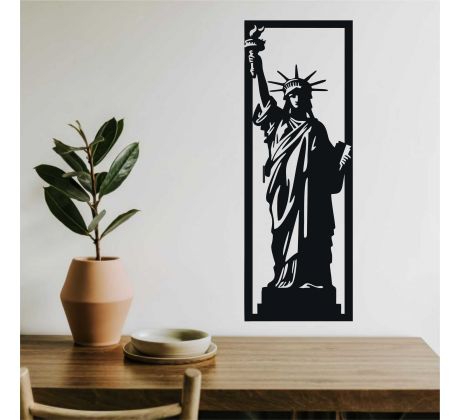 Socha slobody vyrezávaný obraz