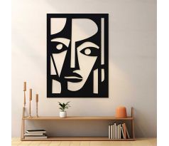 Kubistický obraz na stenu tvár
