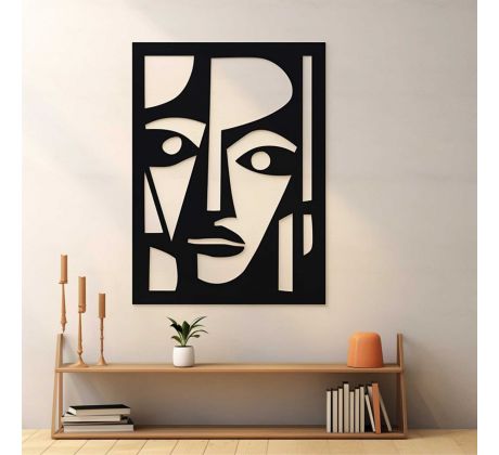 Kubistický obraz na stenu tvár