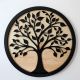 Strom života - dvojfarebný drevený okrúhly obraz