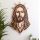 tvár Ježiša Krista dvojfarebná 3D dekorácia