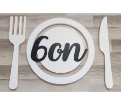 logo z polystyrénu na mieru 49x49cm