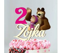 Dekorácia na tortu Máša Medveď