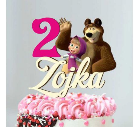 Dekorácia na tortu Máša Medveď