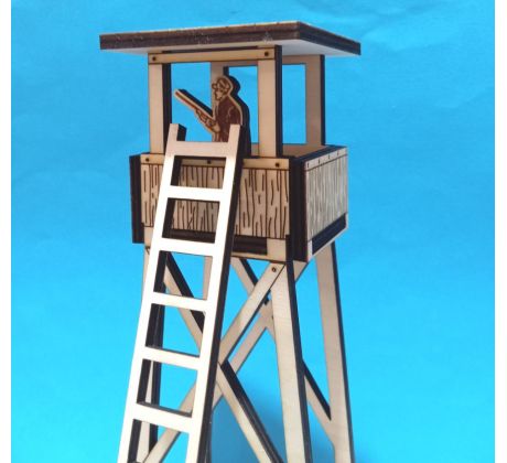 Poľovnícky posed - drevená miniatúra darček pre poľovníka