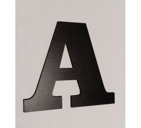 Drevené písmená na stenu čierne