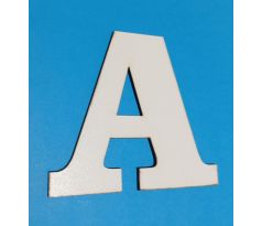 Písmená na stenu biele z HDF dosky - tlačené