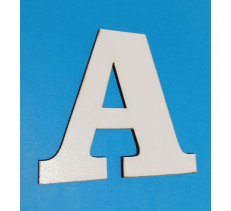 Písmená na stenu biele z HDF dosky - tlačené