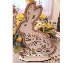 Veľkonočný zajac na stól - výzdoba na Veľkú noc.