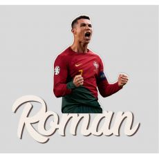 Ronaldo na tortu zápich s menom