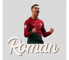Ronaldo na tortu zápich s menom