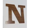 Drevené písmená na stenu orech hnedý