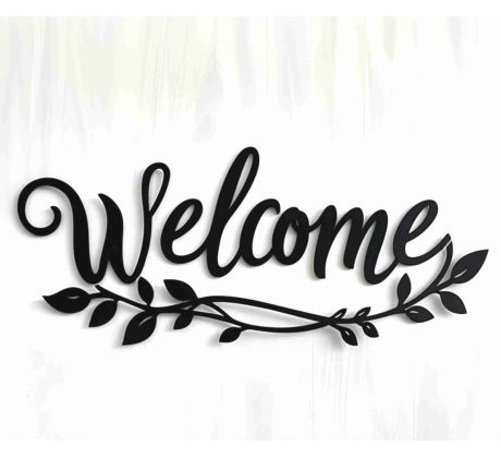 Welcome na stenu z dreva